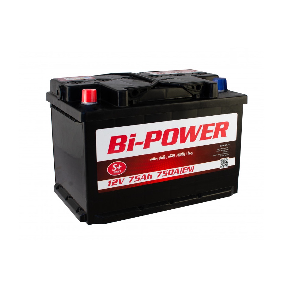 Акумулятор 75 Аh/12V BI-Power